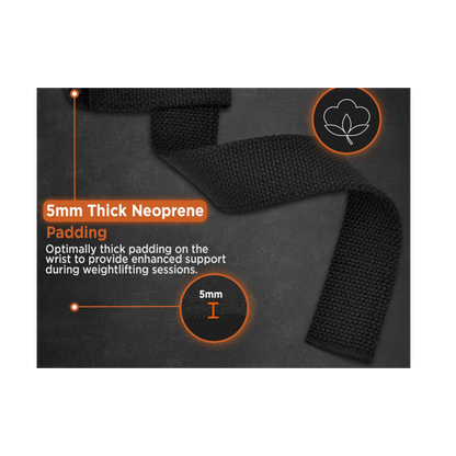 WEIGHT LIFTING BASIC STRAP PAIR - W1