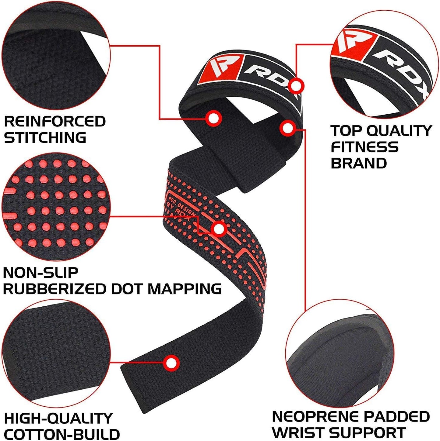 WEIGHT LIFTING GEL STRAP PAIR - S4