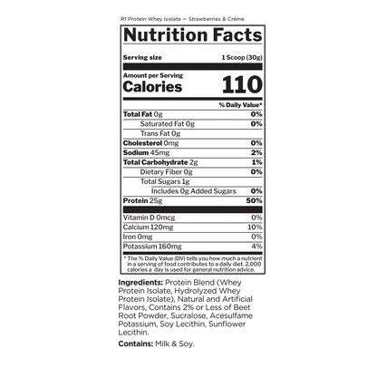 100% WHEY ISOLATE