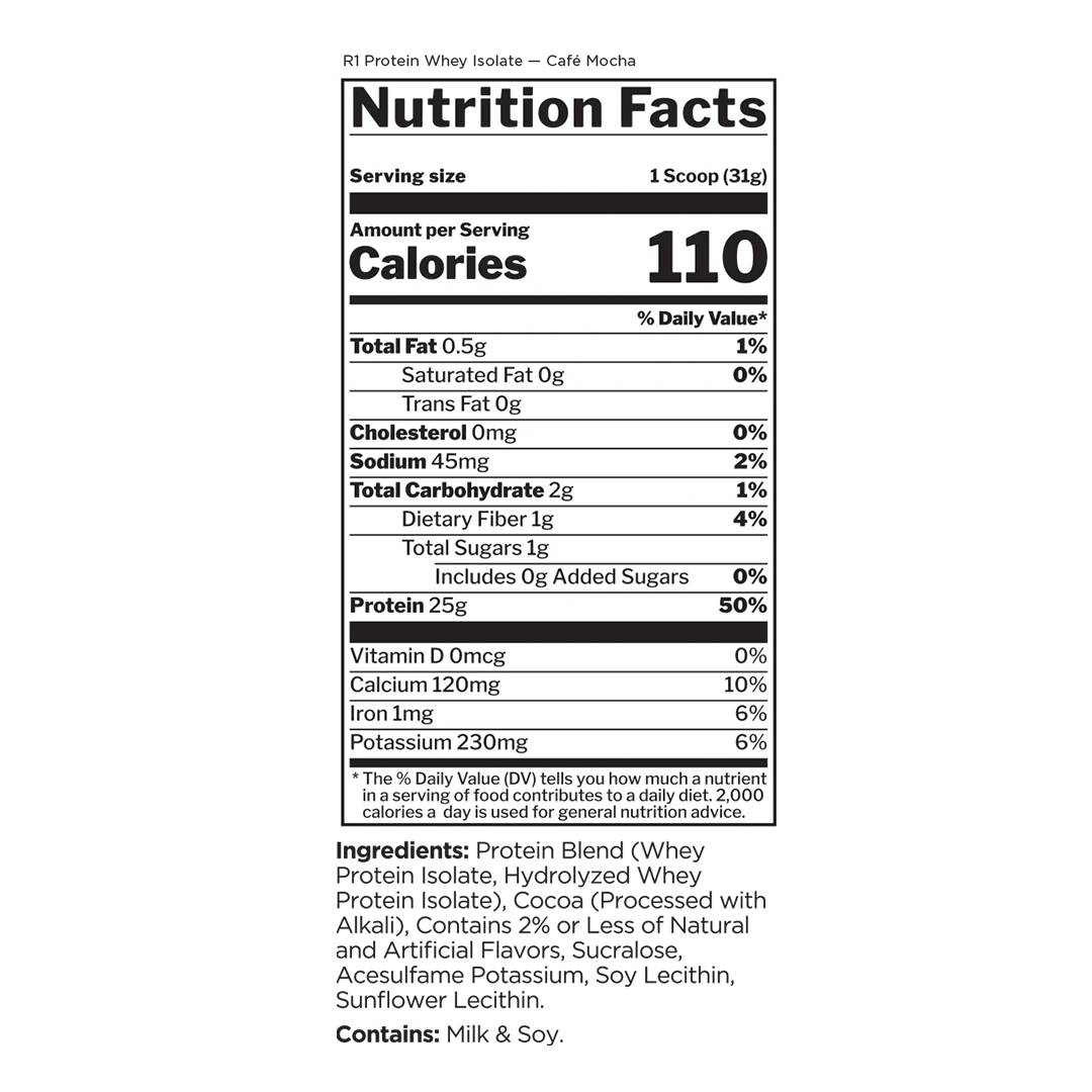 100% WHEY ISOLATE