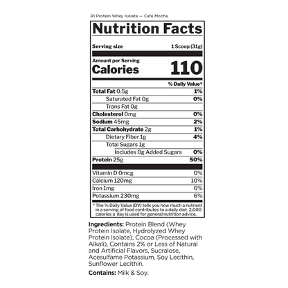 100% WHEY ISOLATE