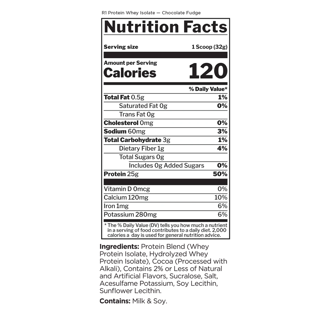 100% WHEY ISOLATE