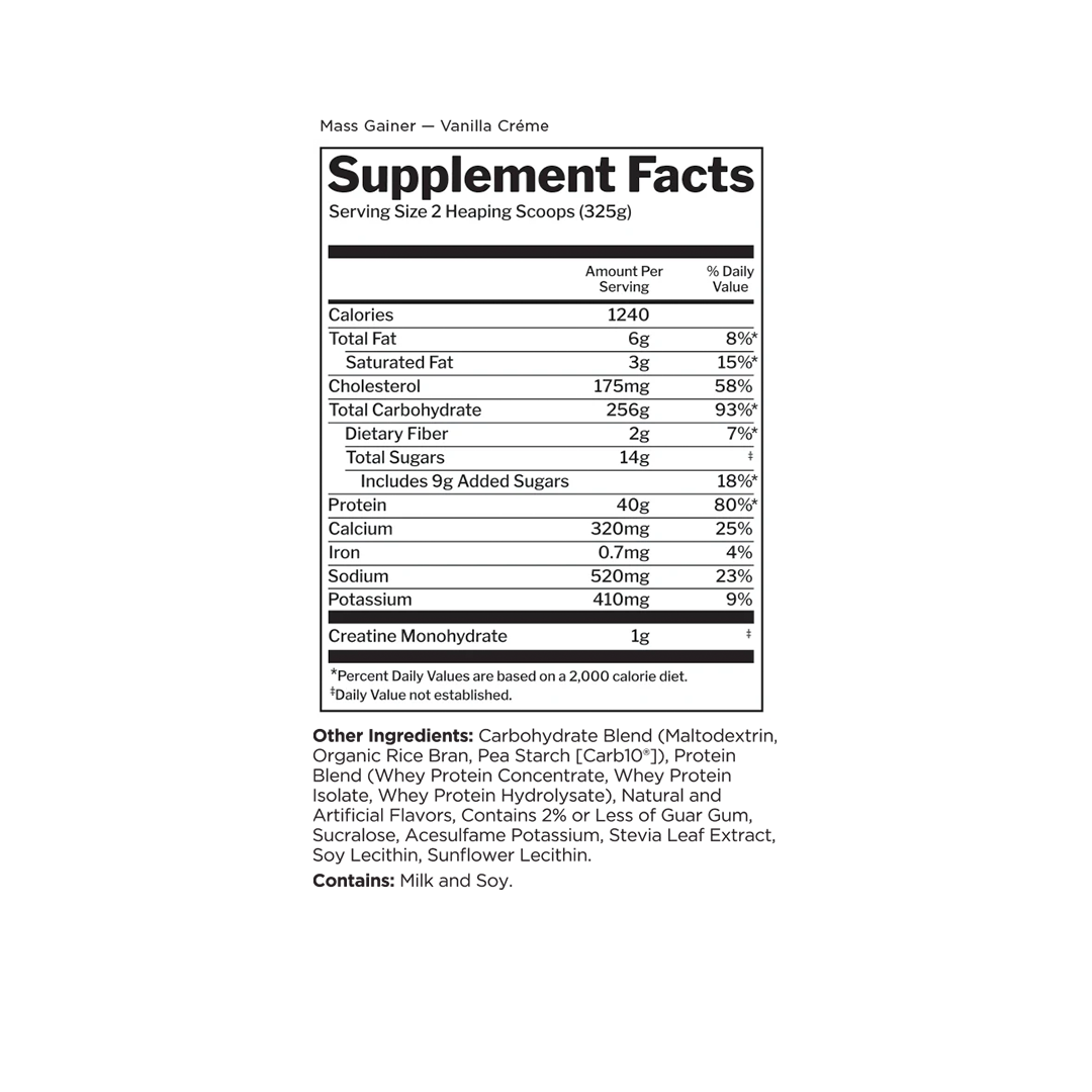 MASS GAINER