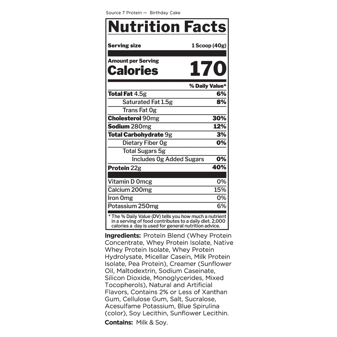 SOURCE 7 PROTEIN
