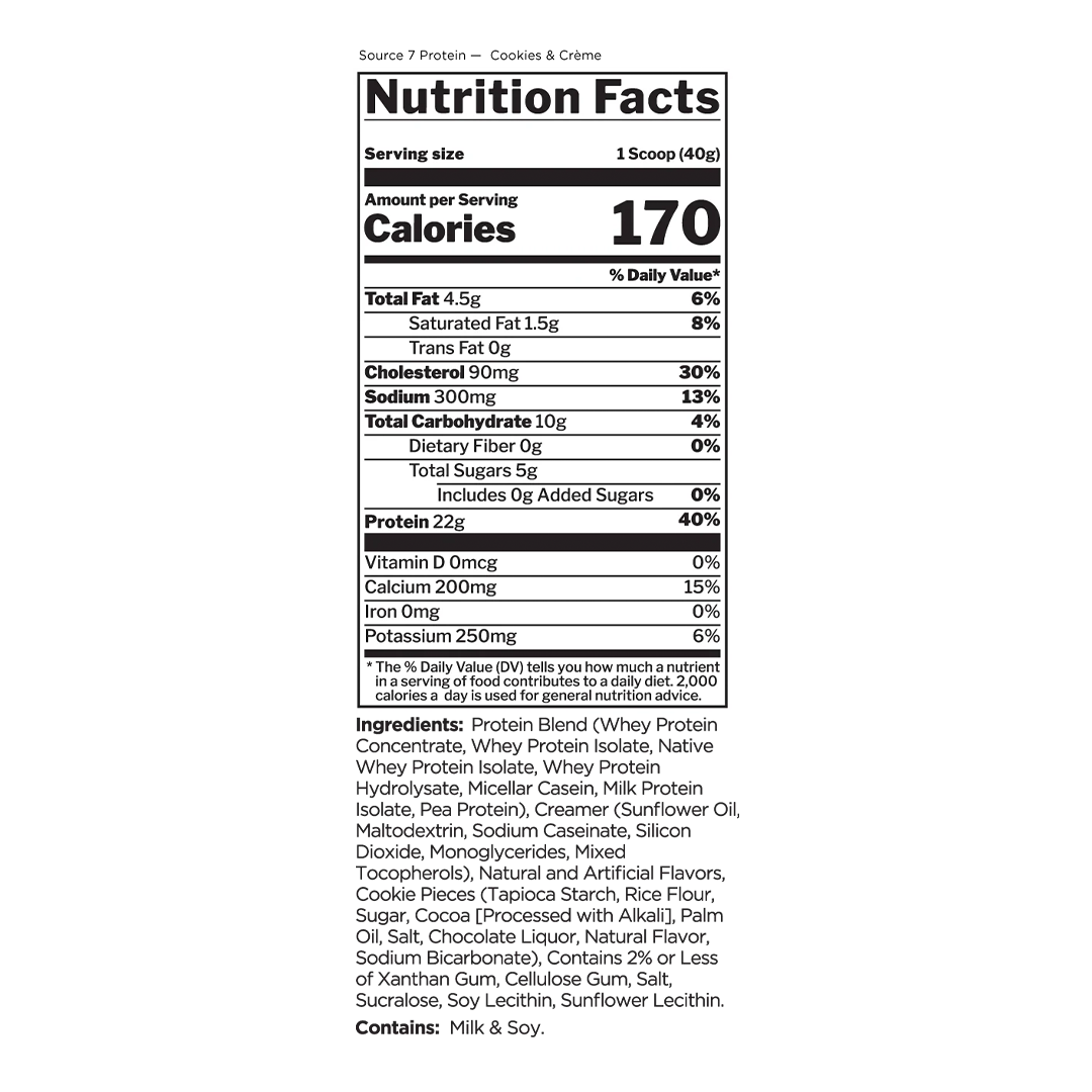 SOURCE 7 PROTEIN