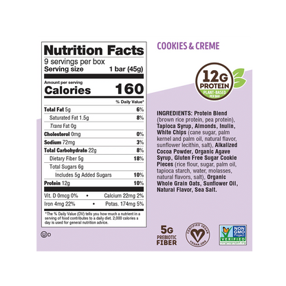 COOKIE-FIED VEGAN PROTEIN BAR