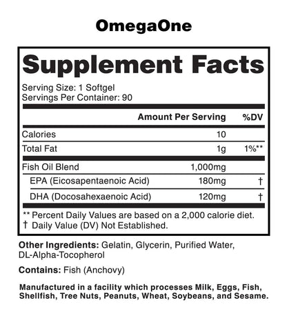 OMEGA ONE FISH OIL